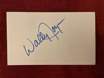 Wally Joyner- California Angels - Signed 3x5 Index Card - Image 1 of 3