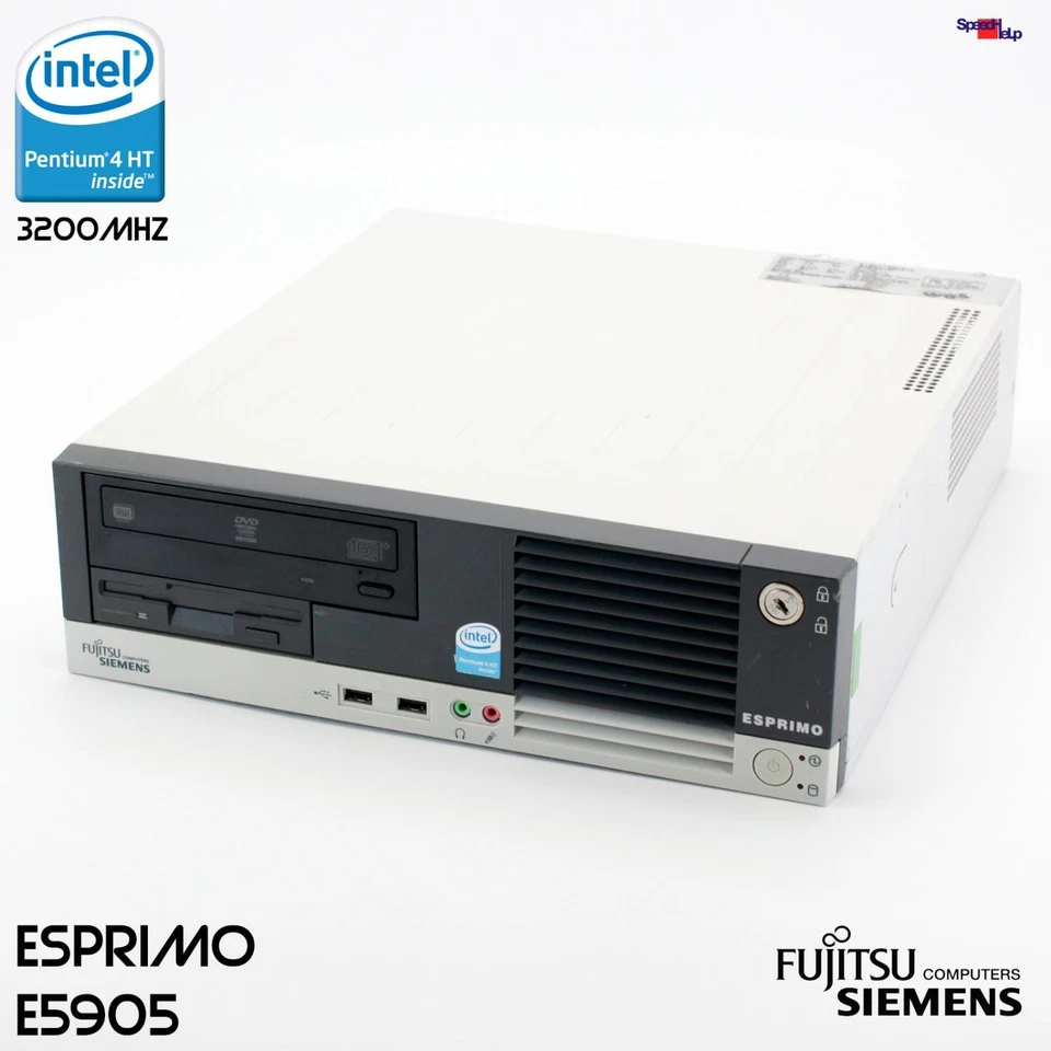 PC Ordenador FSC Fujitsu Siemens Esprimo E5905 D2164-A11 GS5 Intel Pentium 4 - Imagen 1 de 4