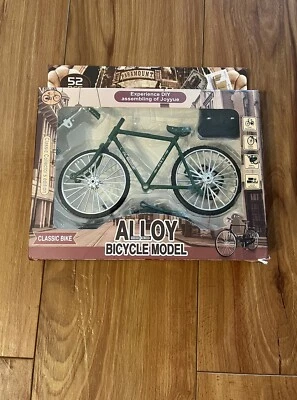 New!  Alloy Bicycle Model 7"x4" Joyyue Original Box Classic Retro Model - Image 1 of 4