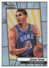 JAYSON TATUM SSP 2023-24 Panini Prizm Draft Manga #7 Silver NBA NCAA  ID:82284