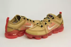 Nike Air Vapormax 2019 Gold Light Cream Running Shoes AR6631-701 SZ M 6.5 W 8 - Picture 1 of 12