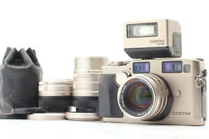 [MINT] Contax G2 w/ Planar 45mm Bigon 28mm Sonnar 90mm Lens TLA200 From JAPAN