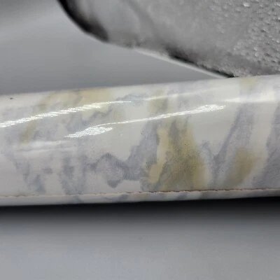 2 Forro de estante de papel de contacto de vinilo autoadhesivo con contacto de colección imitación mármol  Foto 1 de 3