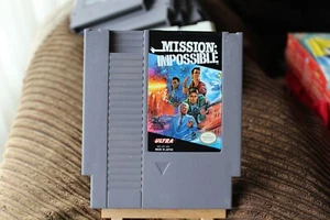 Mission Impossible 1985  NES vintage Original authentic Nintendo Tested work - Picture 1 of 2