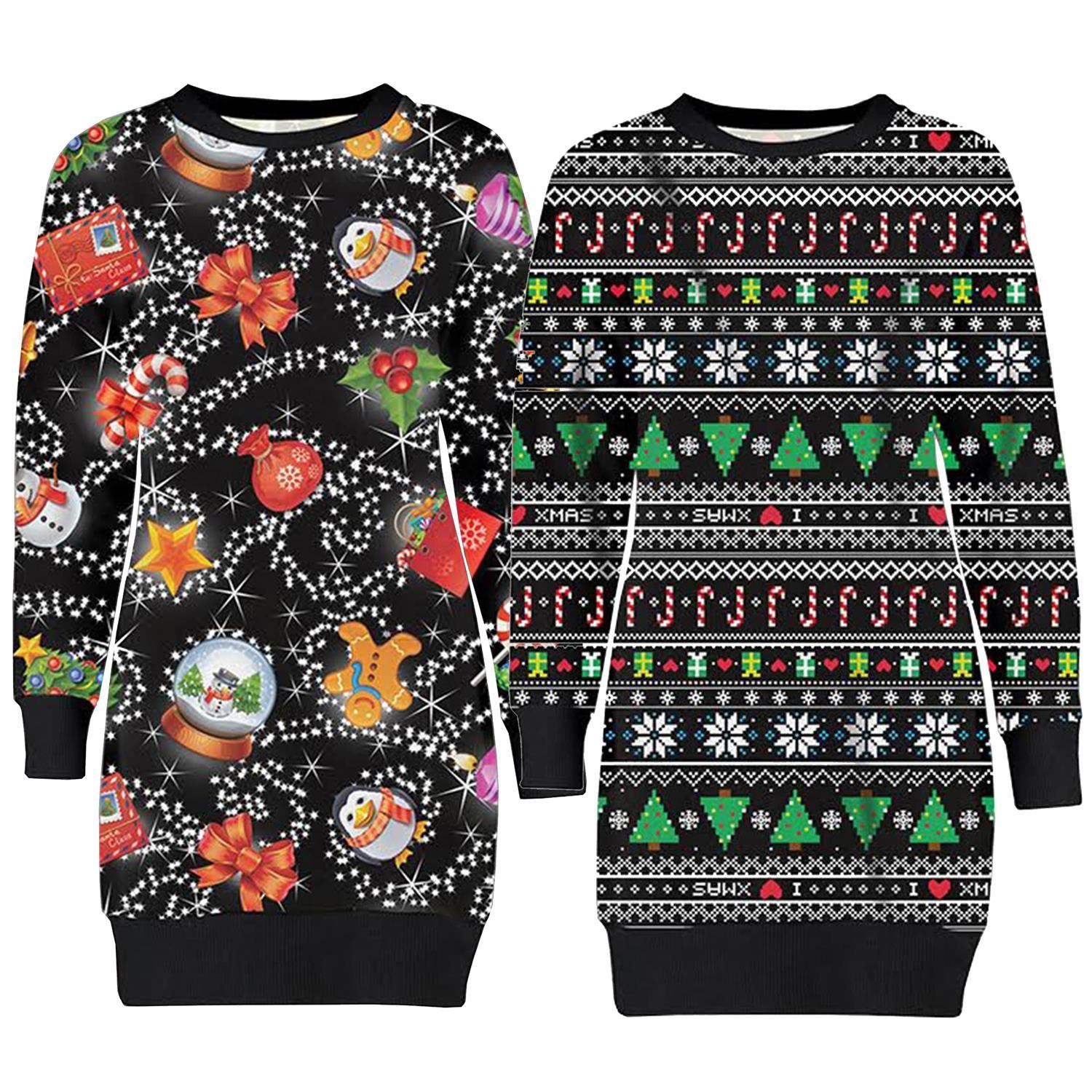 Ladies Novelty Snowman Penguin Xmas 