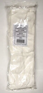 12/14 Zoll Baumwolle Inspektionshandschuhe RN67368 Inspektion weiß Stretch 97-50014 - Bild 1 von 3