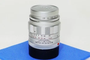 Leica 90mm f2.8 Fat Tele-Elmarit  11800 Chrome Portrait M Lens +Caps Mint- LOOK - Picture 1 of 17
