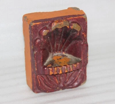 Antiguo estante de arco de pared de piedra arenosa alcoba pesado sólido original tallado a mano Foto 1 de 4