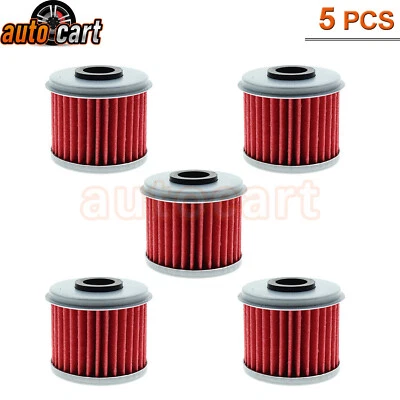 5x Oil Filter For Honda TRX450R CRF150R CRF150RB CRF250X CRF450X CRF250R CRF450R - Image 1 of 4