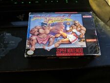 Street Fighter II 2: Turbo (Super Nintendo, SNES) Complete in Box -- Tested
