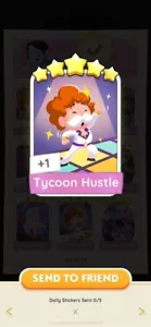 Monopoly Go - Set 18 - Tycoon Hustle - 5⭐Sticker Lowest Price - Picture 1 of 1