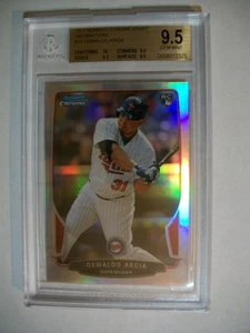 OSWALDO ARCIA 2013 Bowman Chrome Draft Refractors #18 BGS GEM MINT 9.5 RC Twins - Picture 1 of 1