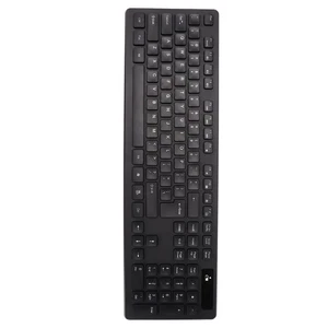Wireless Keyboard Mouse Combo 2.4G Waterproof 104 Keys ABS 1600dpi Keyboard Mous - Picture 1 of 22