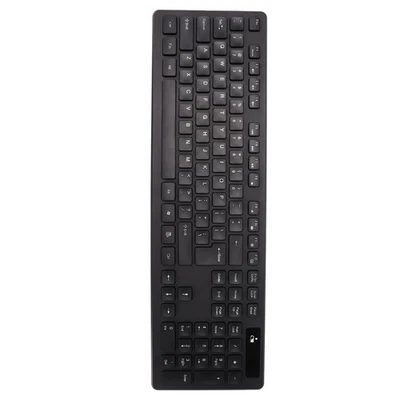 Wireless Keyboard Mouse Combo 2.4G Waterproof 104 Keys ABS 1600dpi Keyboard Mous - Image 1 of 4