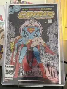Crisis on Infinite Earths #7 Death of Supergirl Key VFNM Foil Cover - Picture 1 of 1