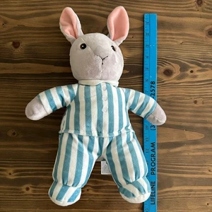Kohl's Cares Goodnight Moon Bunny Stuffed Animal Plush Light Blue White GreyBaby - Picture 1 of 3