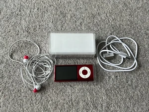 Apple iPod Nano 5th Gen 16GB (PRODUCT) RED A1320 MC050 Video Camera FM Radio - Picture 1 of 8