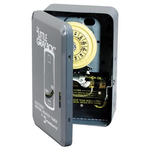 Intermatic WH40D89 40A Steel Gray Indoor Wall Mechanical Water Heater Timer - Picture 1 of 1