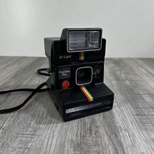 Polaroid Land Camera OneStep Plus Instant Camera SX-70 w/ 2351 Flash Q-Light - Picture 1 of 13