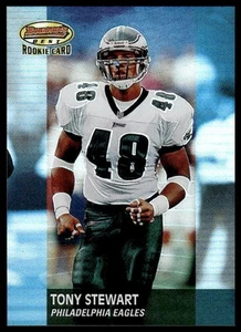 2001 Bowman's Best #138 Tony Stewart SN,RC #/1499 Philadelphia Eagles - Picture 1 of 2