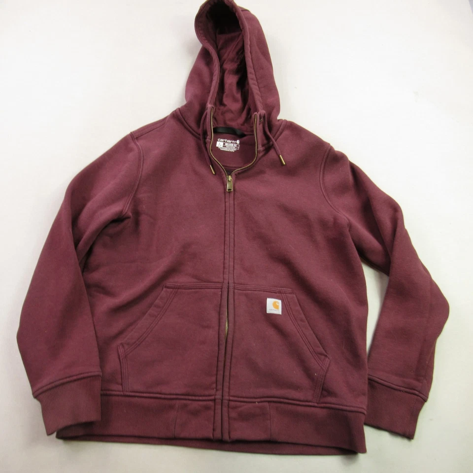 Chaqueta Carhartt Niñas 12-14 Grande Manga Larga Bolsillos Ligera Con Capucha Foto 1 de 4