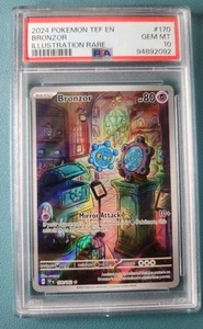 PSA 10 Bronzor 170/162 Sv05: Temporal Forces Holo - Imagen 1 de 2