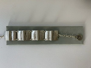 Vintage Armband silberfarben unbekannte Markierung/Marke siehe Bilder Details/Getragen - Bild 1 von 11