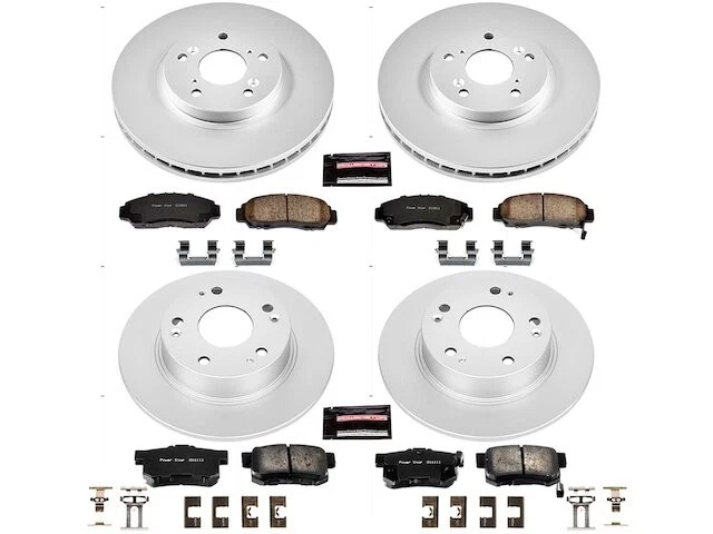 Kit de pastillas de freno y rotor delanteras y traseras para Acura TSX 2005 2006 DM221TH 2004-2008 Foto 1 de 1