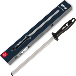 12 Inch Diamond Honing Steel,Knife Sharpener Rod,For Sharpening Silver - Picture 1 of 4