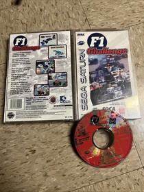 F1 Challenge (Sega Saturn, 1996) CIB Complete with Manual Tested and Plays Great