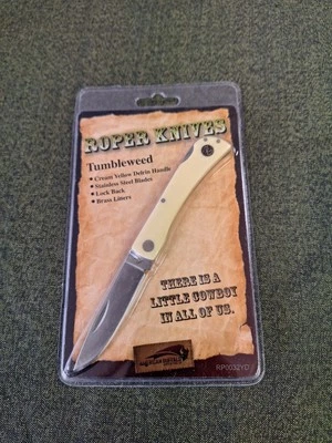 ROPER KNIVES Tumbleweed Lockback Folding Pocket Knife American Buffalo Stainless - Image 1 of 4