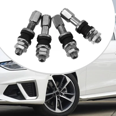 TR48e Bolt Screw On Valve Stem Stainless Steel 4Sets for Various Rim Models - Image 1 of 4