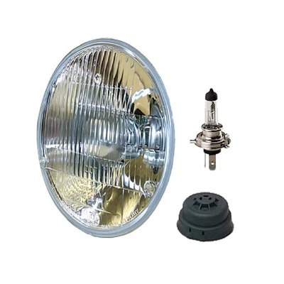 Hella Round 7" High/Low Beam Conversion Headlamp Kit Universal Pair 002395801 - Image 1 of 3