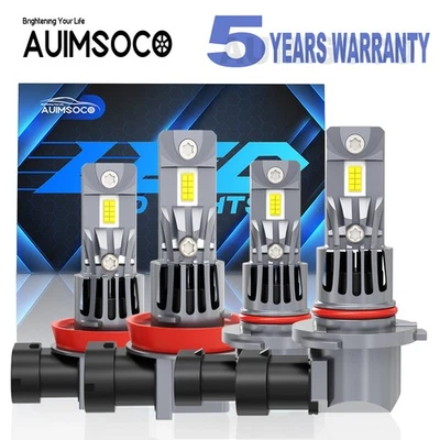 For Cadillac STS 2005-2010 2011 LED Headlight Bulbs High Low Super White Bright - Image 1 of 4