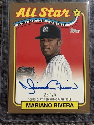 Serie Topps 1989 All Star Liga Americana 2024 Mariano Rivera Automático/25 #89ASAMR Foto 1 de 4