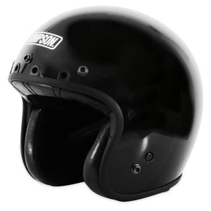 Simpson Motorcycle CHOP2MD Chopper Helmet - Adult Medium - Black - Picture 1 of 5