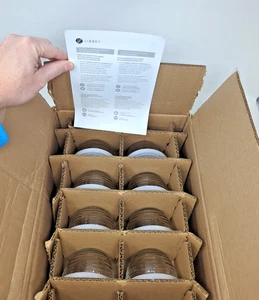 BRAND NEW Libbey Small Glass Bowls With Lids, 6.25 Ounce, Set Of 8, Clear, 3.45 - Picture 1 of 3