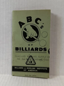 A B C’s of Billiards Billiard and Bowling Institute of America 1948 Pamphlet - Foto 1 di 5