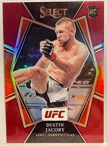 Dustin Jacoby Rookie UFC 2022 Panini Select Red Premier Prizm RC #110/125 - Imagen 1 de 3