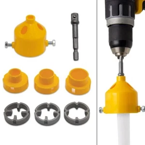 7pcs Round PVC Thread Maker Tool Plastic Pipe Tap Die Set for Electric Drill - Picture 1 of 12