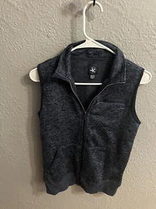 J Khakis Boys Blue Vest Zipper Pocket Size Medium 10/12 - Picture 1 of 6