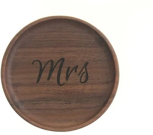 Frau Holzringhalter Geschirr, Geschenk für Braut, Holzschmuck Tablett (Frau) - Bild 1 von 4