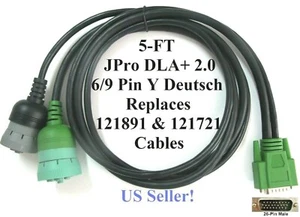 5 ft nuevo cable alemán JPro Norgon 6/9 Y para DLA+ 2.0 reemplaza 121891 y 121721 - Imagen 1 de 7