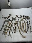 Vintage Mixed Lot Fashion Bracelets 20 Total Slide, Charm And Others