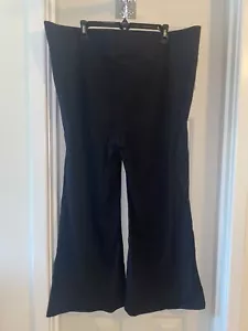 Pantalones de viajero tejidos LOGO de Lori Goldstein PETITE NEGROS talla 2X PETITE - Imagen 1 de 2