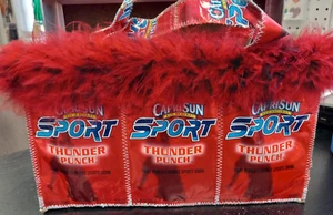 Handmade Capri-Sun Handbag w/Boa Fringe Design - Picture 1 of 3