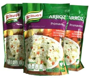 3-Pk Knorr Arroz Primavera 🇲🇽 Rice Spring Style 155g/5.4oz - Picture 1 of 2