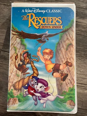 The Rescuers Down Under VHS RARE Black Diamond Edition Tested/Great Condition - Image 1 of 3