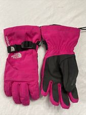 The North Face Hyvent Gloves Girls Junior Youth M Winter Fuschia Pink
