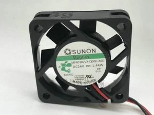 1 PCS  SUNON MF40102VX-Q00U-A9D4010 DC24V 1.44W 4cm 2 wire cooling fan - Picture 1 of 3